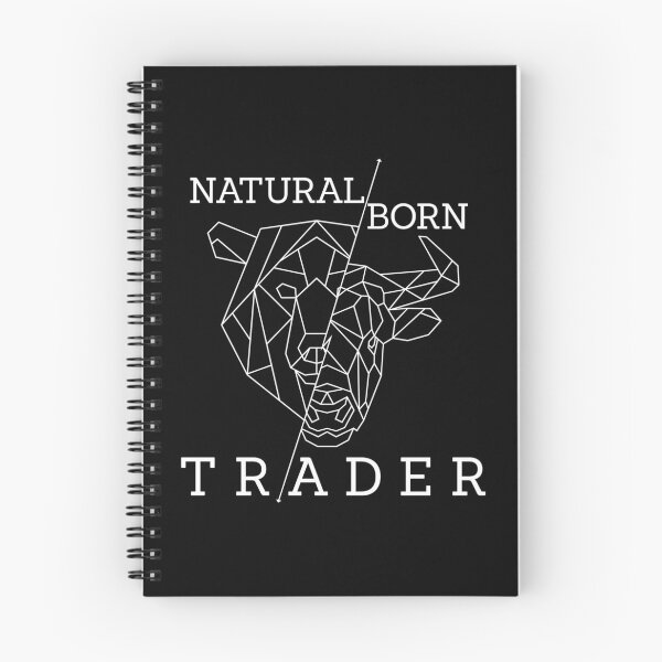 Item preview, Natural Born Trader Stock Market Invest Day Trade Bull Bear design designed and sold by CreatedByHeidi.