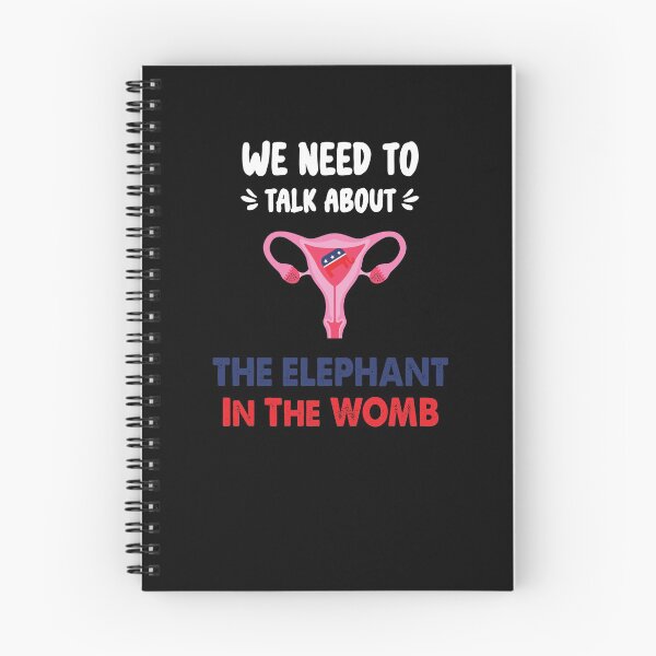 Item preview, We Need To Talk About The Elephant In The WOMB Retro designed and sold by Run to Creations.