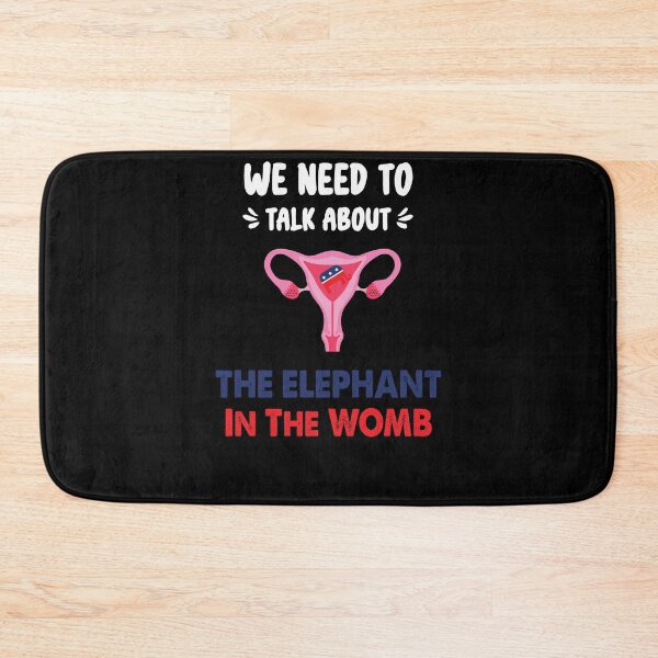 Item preview, We Need To Talk About The Elephant In The WOMB Retro designed and sold by Run to Creations.