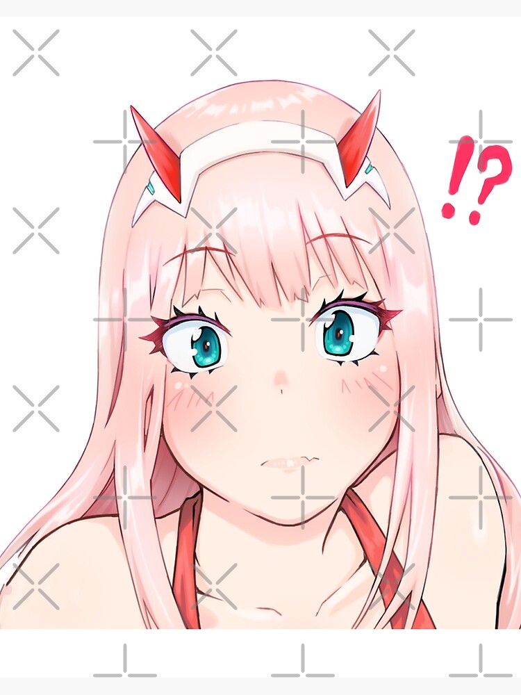 Zero Two Uh Huh Lewd Anime Girl" Art Board Print for Sale by Gloemwenzone |  Redbubble