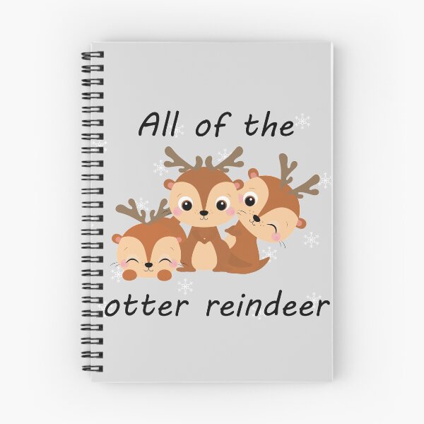 Item preview, Christmas Otter Quote (With Snowflakes) designed and sold by CheyanneKummer.