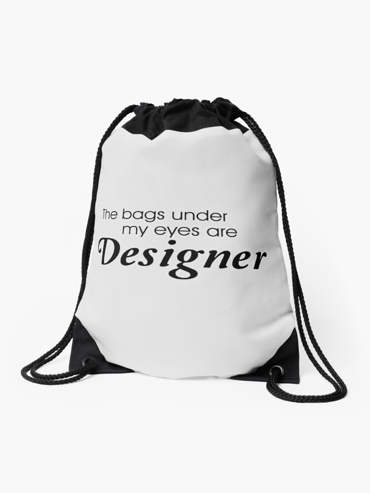 designer drawstring bag