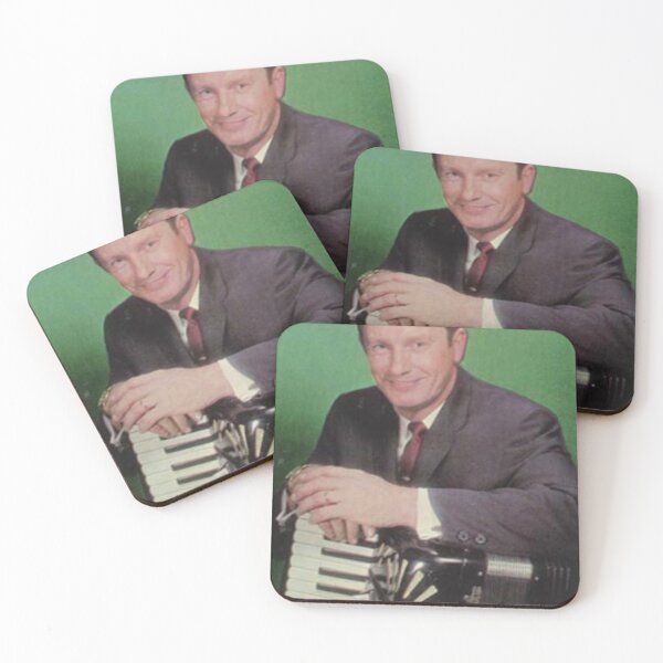 Item preview, Myron Floren (green background) designed and sold by gameshowfan2001.