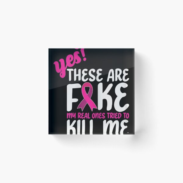 Item preview, Woens Yes These Are ake P October Breast Cancer Aeness designed and sold by Flamingo92.