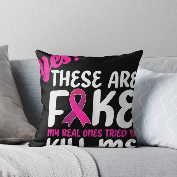 Item preview, Woens Yes These Are ake P October Breast Cancer Aeness designed and sold by Flamingo92.