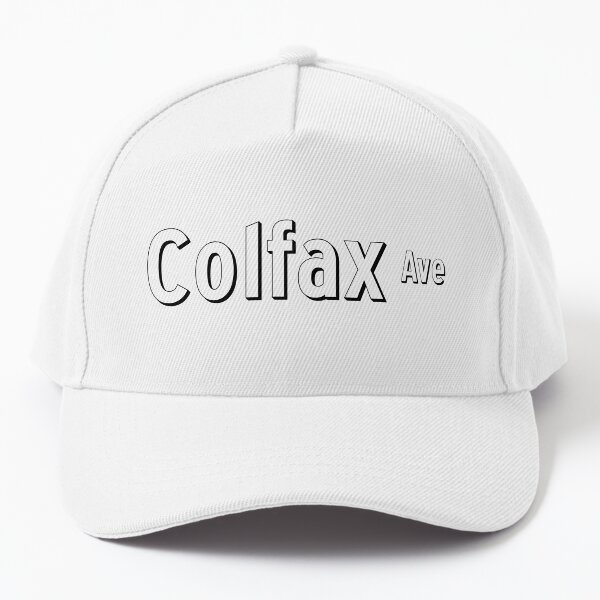 Colfax Ave Street Sign - Dark - Denver Colorado Baseball Cap