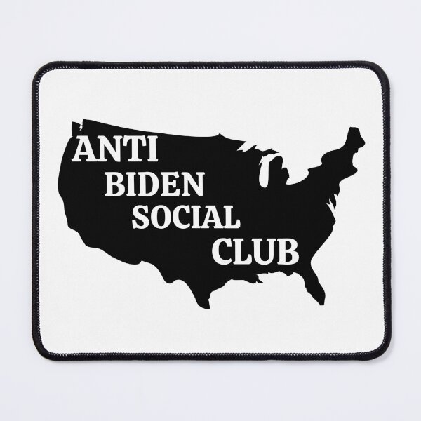 Item preview, Anti Biden Social Club American Flag designed and sold by Gold Chicken.