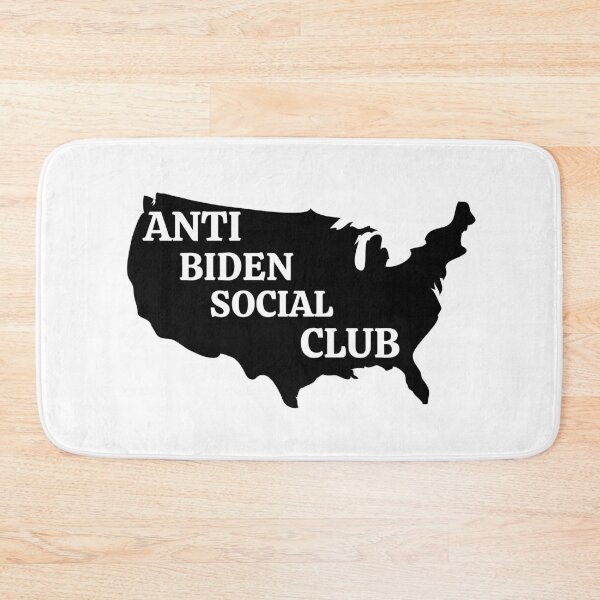 Item preview, Anti Biden Social Club American Flag designed and sold by Gold Chicken.