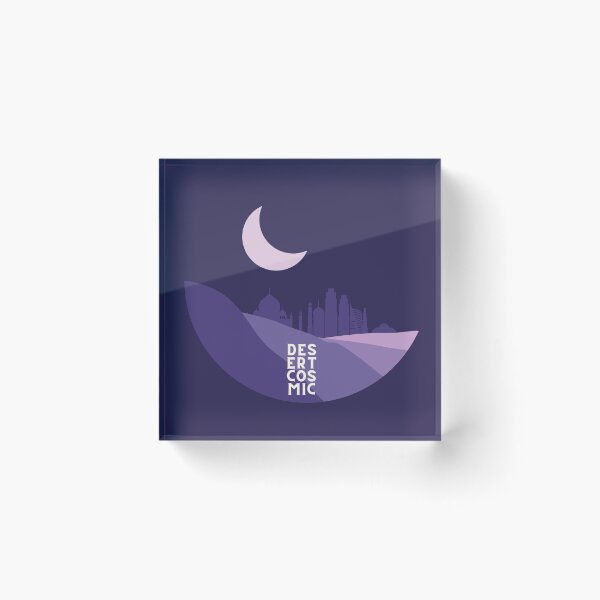 Item preview, Cosmic Desert | Silhouette of a Desert City | Desert Moon designed and sold by MiaDelelai.