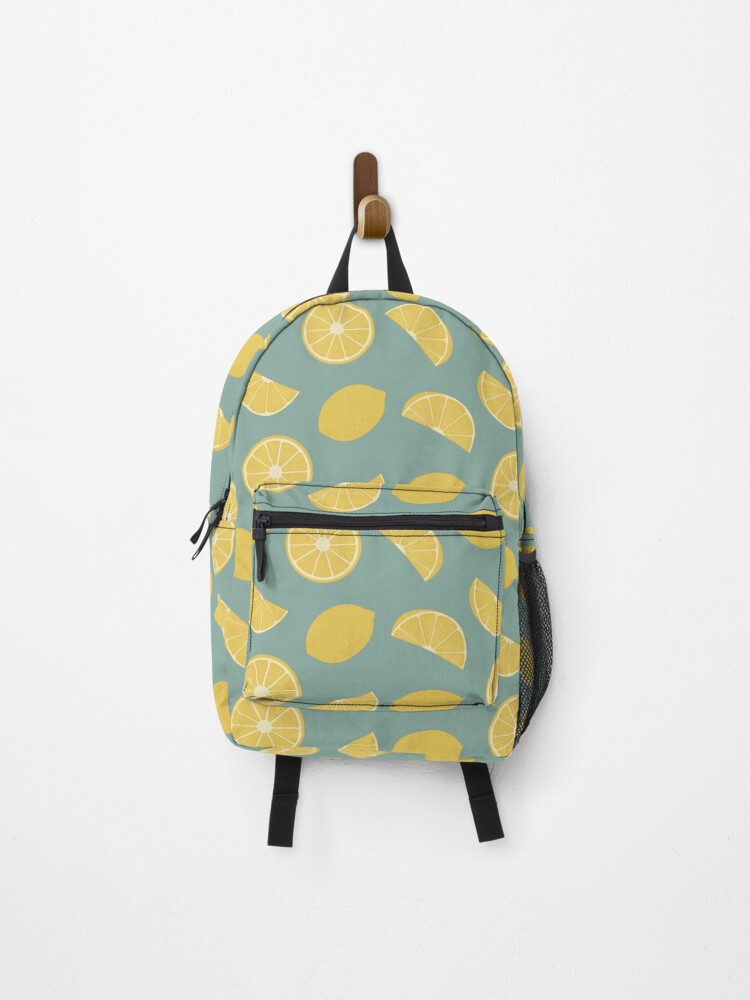 Thumbnail 1 of 3, Backpack, Lemons designed and sold by MackHack.