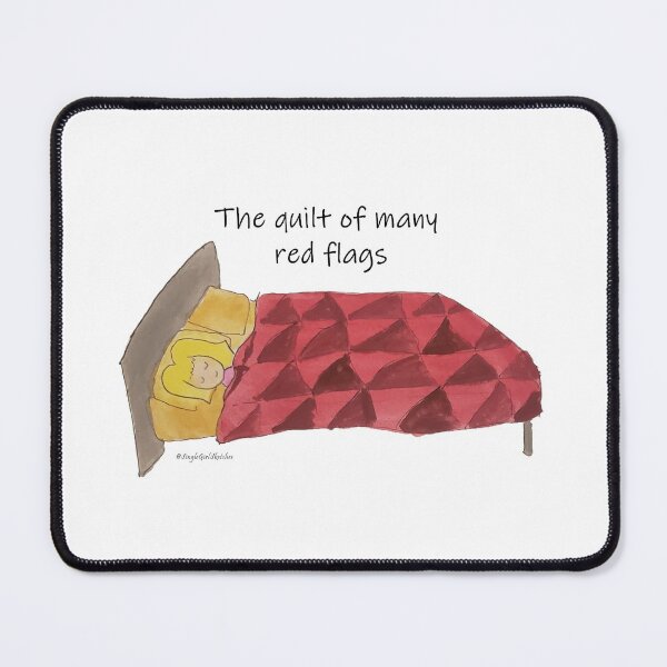 Item preview, Quilt of Red Flags designed and sold by SGirlSketches.