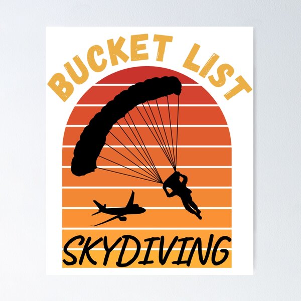 Item preview, Bucket List Skydiving       designed and sold by arkzeStreet.