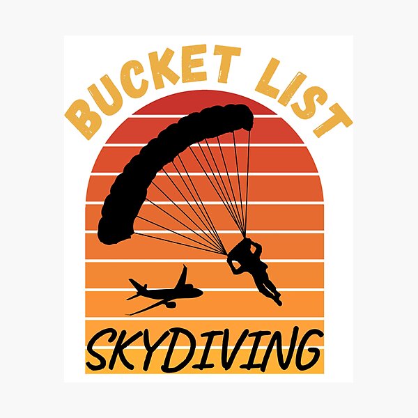Item preview, Bucket List Skydiving       designed and sold by arkzeStreet.