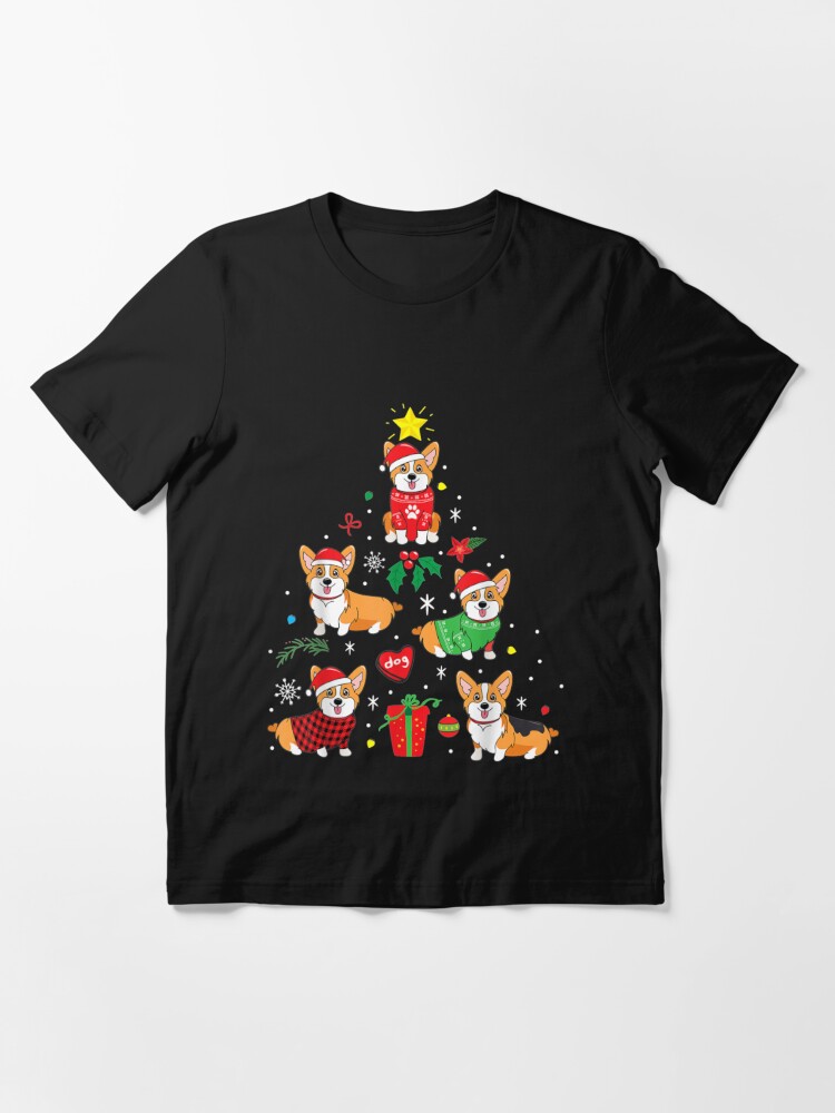 Discover Corgi Christmas Tree Pembroke Welsh Corgi Merry Christmas Gift Essential T-Shirt