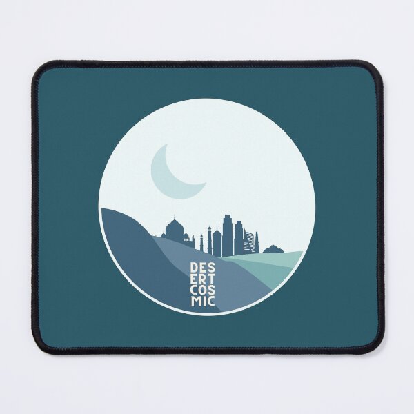 Item preview, Desert Cosmic Night | Celestial Cosmic Desert and City Silhouette designed and sold by MiaDelelai.