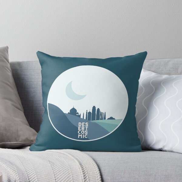 Item preview, Desert Cosmic Night | Celestial Cosmic Desert and City Silhouette designed and sold by MiaDelelai.
