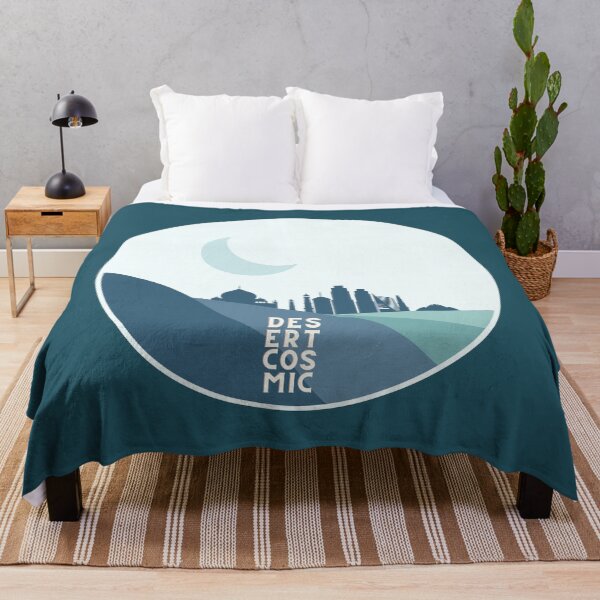 Item preview, Desert Cosmic Night | Celestial Cosmic Desert and City Silhouette designed and sold by MiaDelelai.