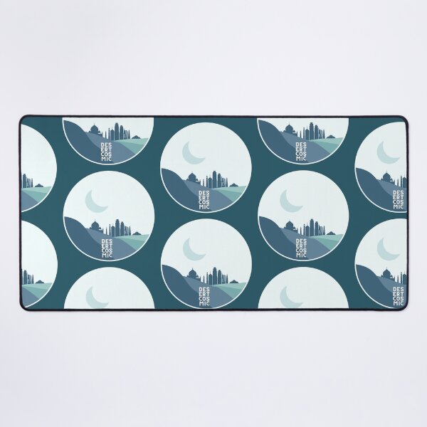 Item preview, Desert Cosmic Night | Celestial Cosmic Desert and City Silhouette designed and sold by MiaDelelai.