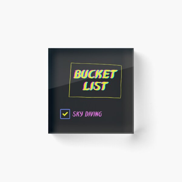 Item preview, Bucket List Skydiving       designed and sold by arkzeStreet.