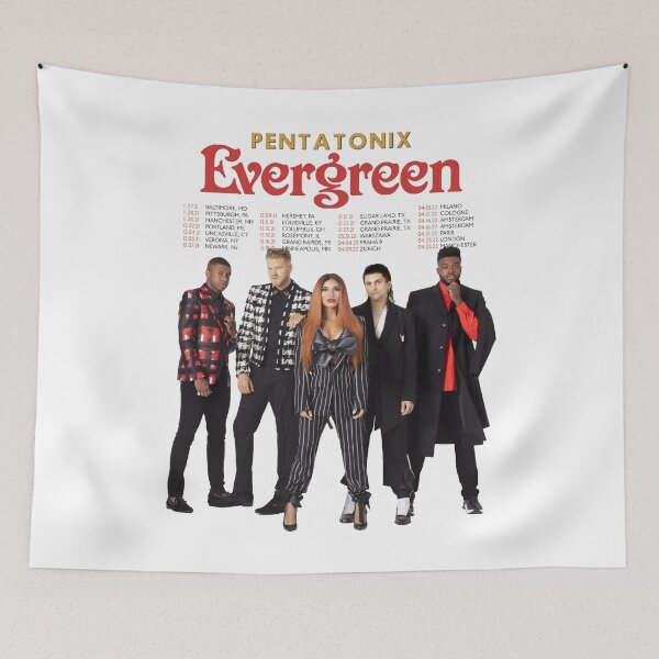 Item preview, Pentatonix Christmas Evergreen 2021 designed and sold by HibbaMathews.
