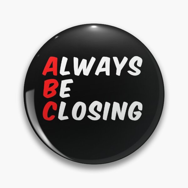 Item preview, Always Be Closing - the sales code designed and sold by Click-Like.