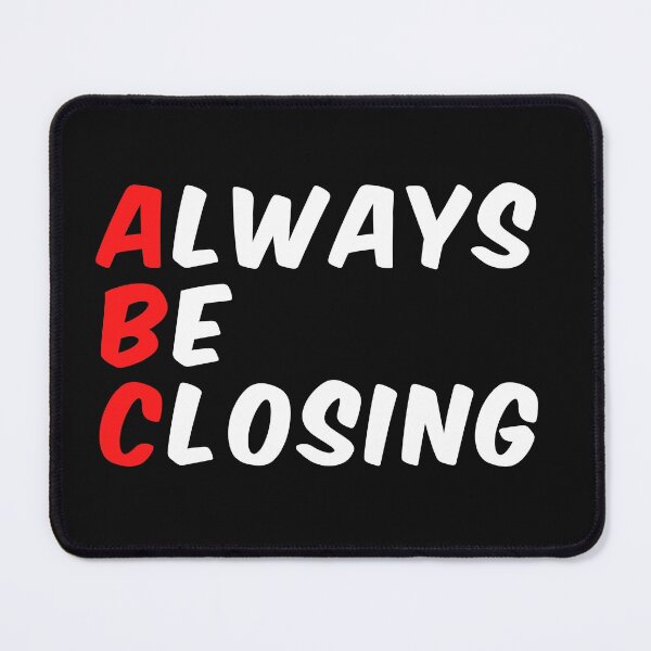 Item preview, Always Be Closing - the sales code designed and sold by Click-Like.