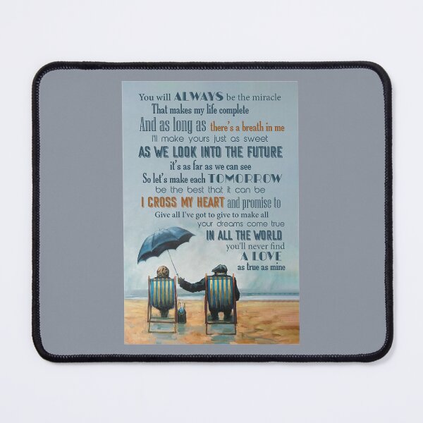 Item preview, I Cross My Heart Lyrics - Seniors Who Love Each Other designed and sold by RealDope.