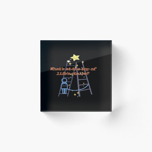Item preview, What's at the top of life's stairs? designed and sold by peonyflowers3.