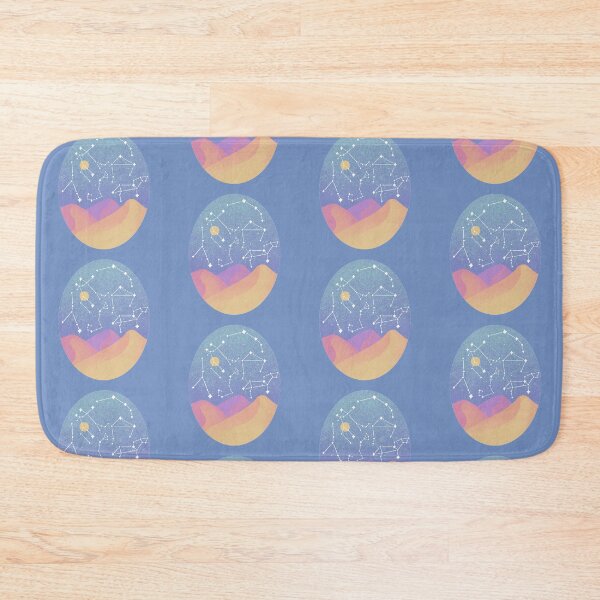 Item preview, Ombre Cosmic Desert Night with Zodiac Constellations in the Sky designed and sold by MiaDelelai.