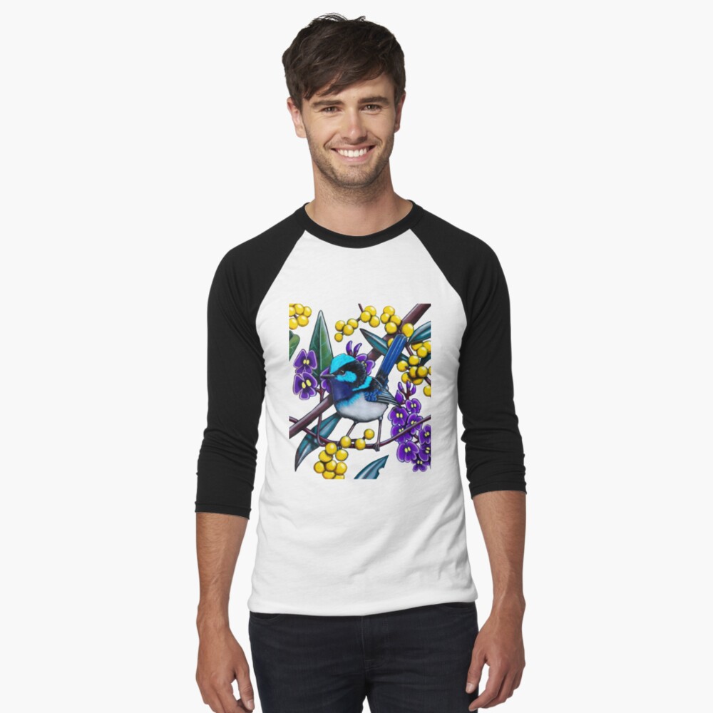 Item preview, Baseball ¾ Sleeve T-Shirt designed and sold by lauralretz.
