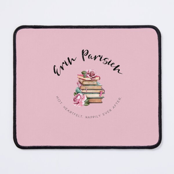 Erin Parisien - Author Logo (with Pink) Mouse Pad