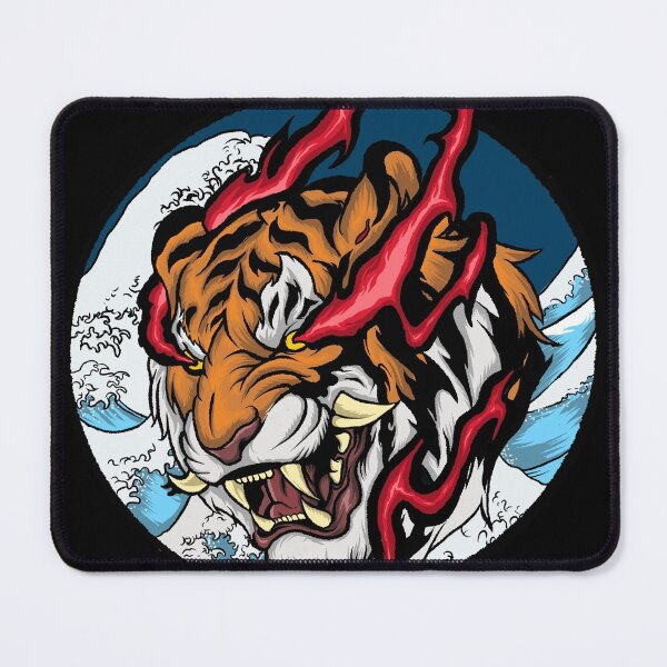 Item preview, tora tiger - japanese artwork designed and sold by haloayik.