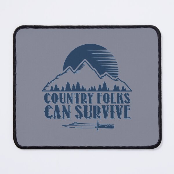 Item preview, Country Folks can survive designed and sold by RealDope.