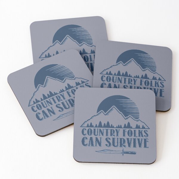 Item preview, Country Folks can survive   designed and sold by RealDope.