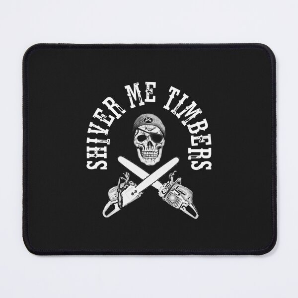 Item preview, Shiver Me Timbers - Chainsaw - Pirate - Skull and Crossbones   designed and sold by arkzeStreet.