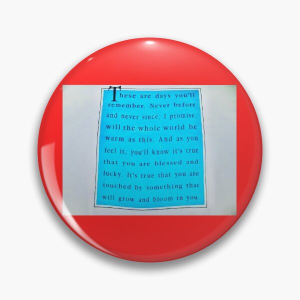 Item preview, Lyrics to 10,000 Maniacs' These Are Days designed and sold by Jenniferkate72.