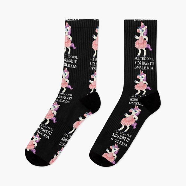 Item preview, Kids Dyslexia all the cool kids have it Dyslexia Awareness Unicorn designed and sold by johnsimonart.