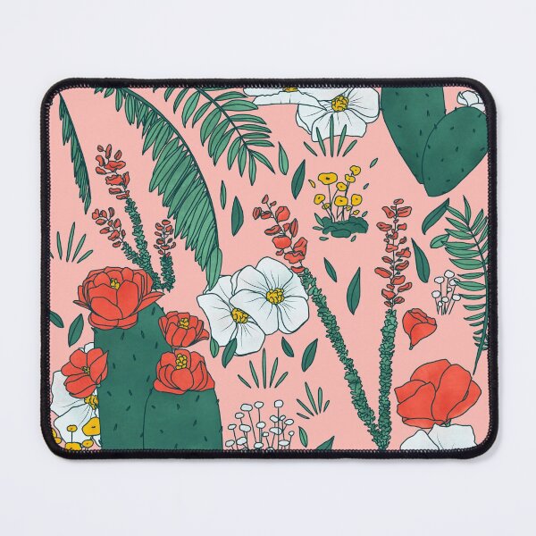 Item preview, Colorado Summer Pattern Print | Fun Desert Florals, Cactus Design, Colorado Plants, Plant Lovers,  designed and sold by DrawnbyHan.