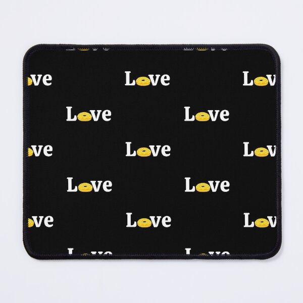 Item preview, Donut Lover, Lemon Donut, white text, patterned designed and sold by JRice66.