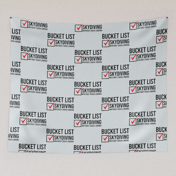 Item preview, Skydiving Bucket List                        designed and sold by arkzeStreet.