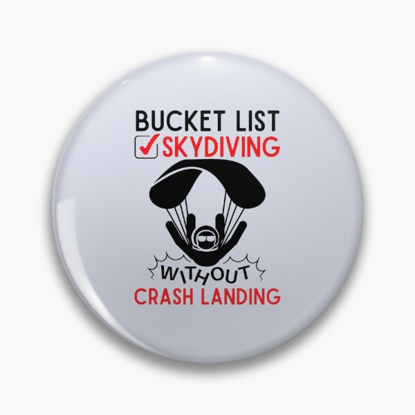 Item preview, Skydiving Bucket List                        designed and sold by arkzeStreet.