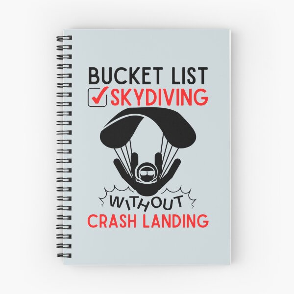 Item preview, Skydiving Bucket List                        designed and sold by arkzeStreet.