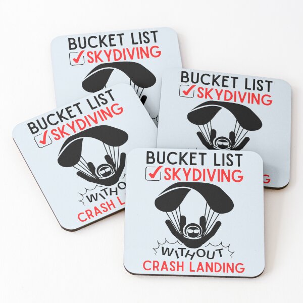 Item preview, Skydiving Bucket List                        designed and sold by arkzeStreet.