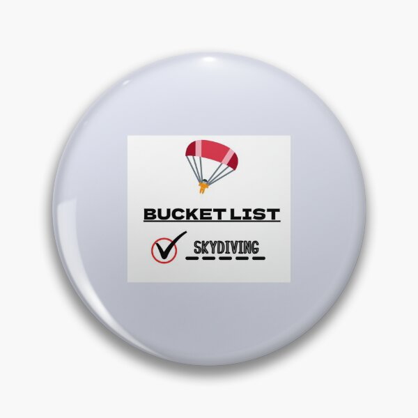 Item preview, Skydiving Bucket List                         designed and sold by arkzeStreet.