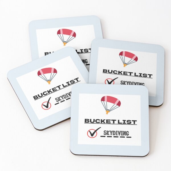 Item preview, Skydiving Bucket List                         designed and sold by arkzeStreet.