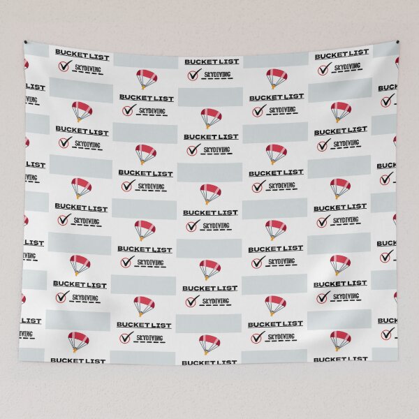 Item preview, Skydiving Bucket List                         designed and sold by arkzeStreet.