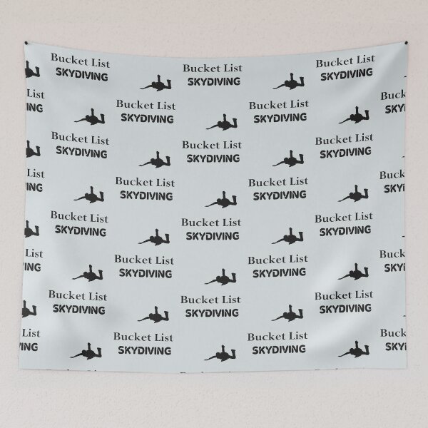 Item preview, Skydiving Bucket List                        designed and sold by arkzeStreet.
