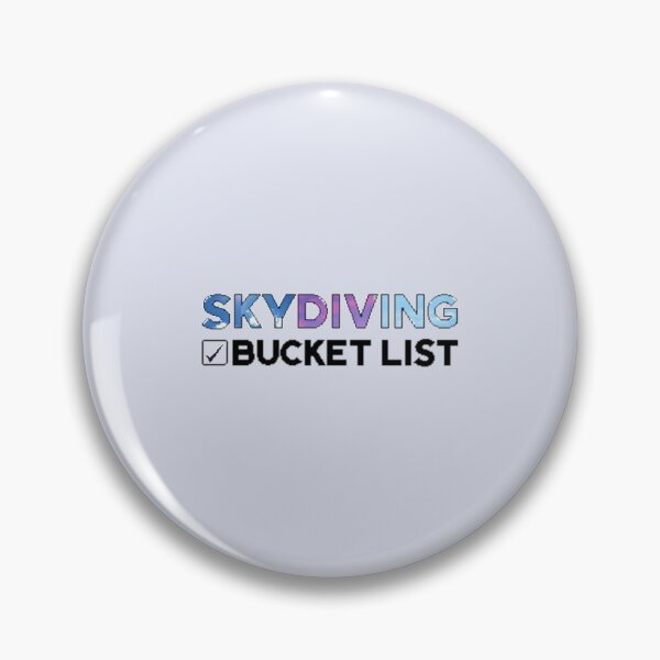Item preview, Skydiving Bucket List                        designed and sold by arkzeStreet.