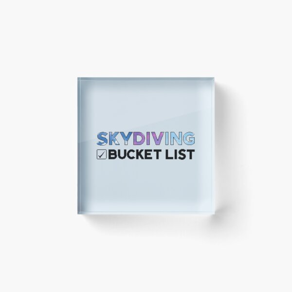 Item preview, Skydiving Bucket List                        designed and sold by arkzeStreet.