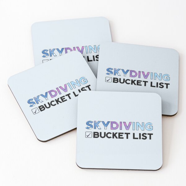 Item preview, Skydiving Bucket List                        designed and sold by arkzeStreet.